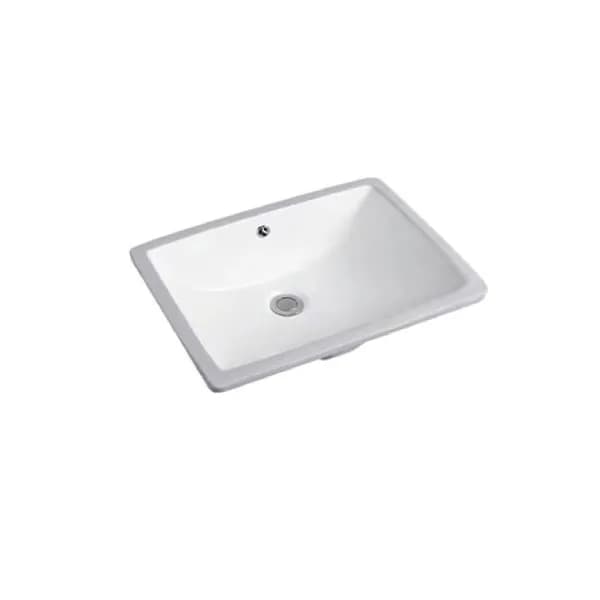 16" Undermount Ceramic White Basin