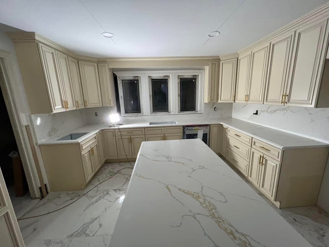 Luxury Kitchen Renovation with Marble