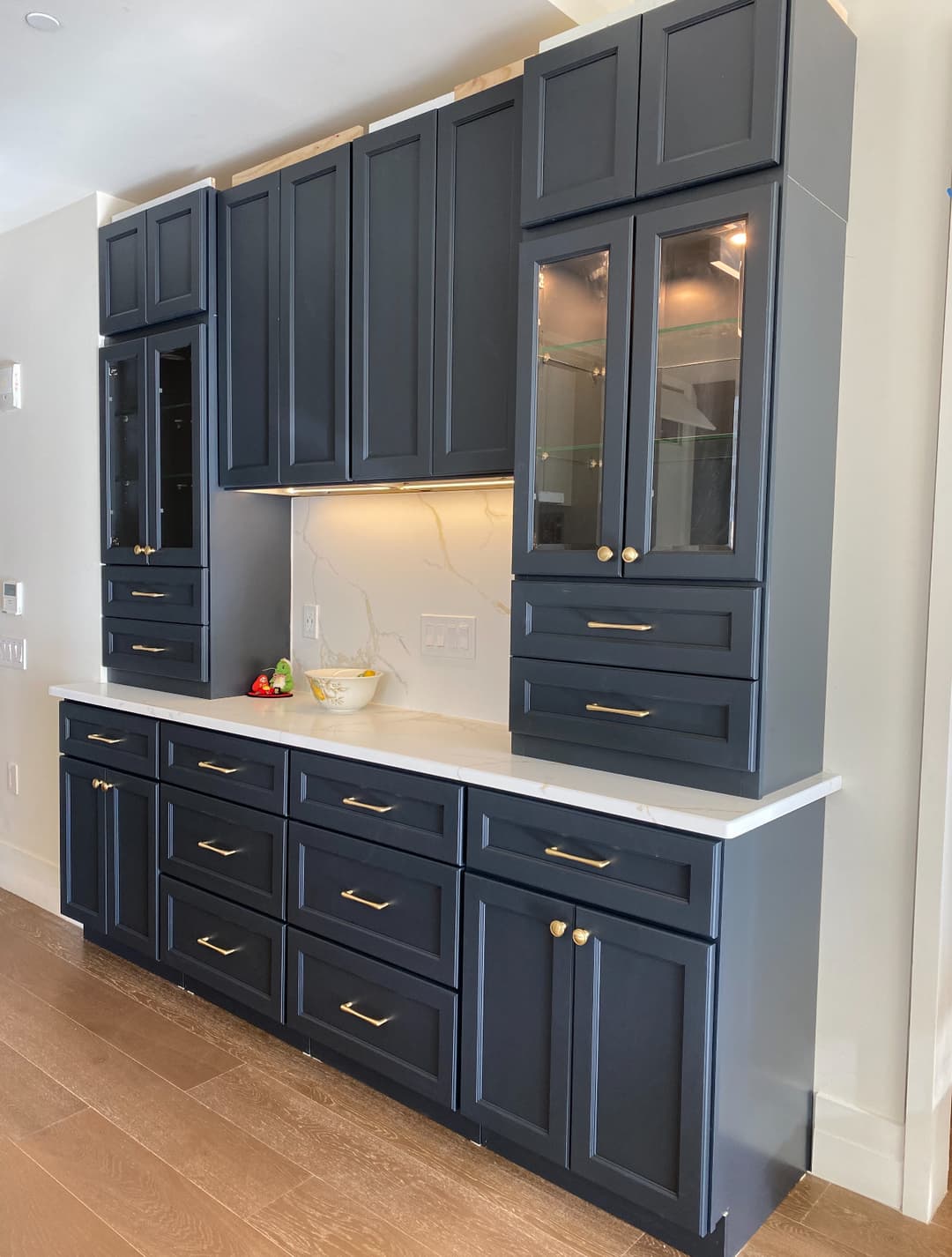 Custom Built-In Cabinetry with Display